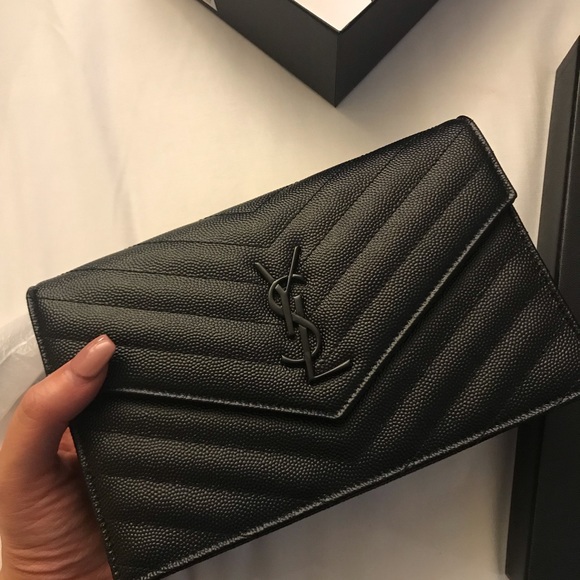 Yves Saint Laurent Handbags - Brand New YSL so black WOC (Small Size)